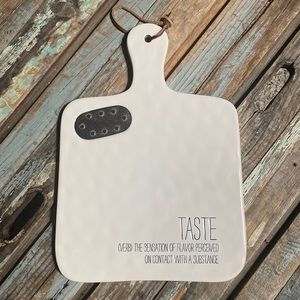 Mudpie ceramic cheese board.